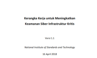 Kerangka Kerja untuk Meningkatkan Keamanan Siber Infrastruktur Krisis